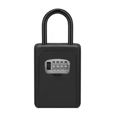 GENERICO - Caja Seguridad Porta Llave Candado Clave Para Muro Colgador