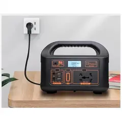 GENERICO - Estacion Electrica Portatil de 150w con Carga Solar y Puertos Usb Ac y Dc