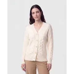 PATPRIMO - Saco Para Mujer Abierto Crema #30330697