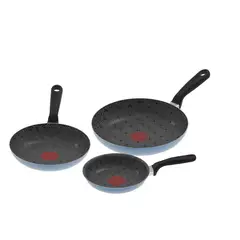IMUSA - Juego x3 Sartenes 16-20-24cm Antiadherente