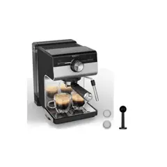 KRUPS - Cafetera Espresso Authentic+ Acero Inoxidable 15 Bares de Presión