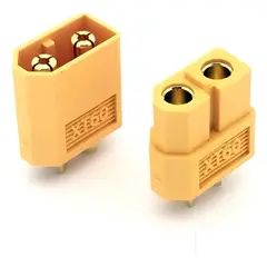 GENERICO - Kit Conector Xt60 Plug Baterias Macho Hembra