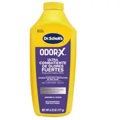 DR SCHOLLS - Polvo Pies Dr.Scholls Odor-X Ultra Olor Fuerte X 177g