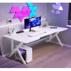 GENERICO - Escritorio De Mesa Gamer Premium Amplio Y Multifuncional
