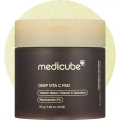 MEDICUBE - Deep Vita C Toner Pads 70 Almohadillas Vitamina C