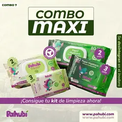 GENERICO - Papel Higiénico Húmedo Biodegradables PAHUBI Maxi