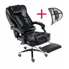 OEM - Silla Oficina Ejecutiva Ergonómica Con Masajes vibratorio Y Reposapiés + Obsequio