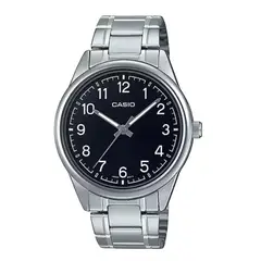 CASIO - Reloj Para Hombre Elegante Clasico MTP-V005D-1B4 Plateado