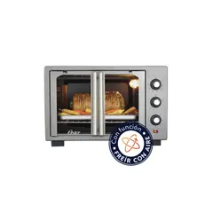 OSTER - Horno Oster, con Tostador de 35 L de Capacidad, Color Gris, Acero Inoxidable y Puerta Francesa