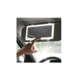 GENERICO - Espejo Tocador LED Para Carro