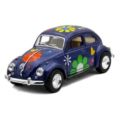 VOLKSWAGEN - CLASSICAL BEETLE FLORES 1967 AZUL