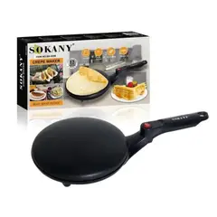 AMERICAN GENERICS - Crepera Eléctrica Sokany Antiadherente para Crepes, Tortillas y Panqueques