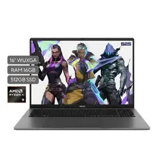 ASUS - Portatil M3607ha Amd Ryzen 9 270 16Gb Ddr5 512Gb Ssd Pantalla 16,0 pulgadas Wuxga