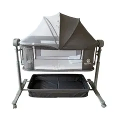 GENERICO - Cuna Colecho 2 Niveles Mecedora Electrica Control Remoto Para Bebe