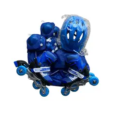 SPORT - PATINES DE APRENDIZAJE AJUSTABLE 26-27-28-29-30-31 + KIT + BOLSO