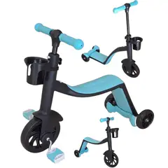INFANTOYS - PATINETA 3 EN 1 TRICICLO, MONOPATIN Y ANDADERA