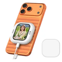 GENERICO - Mini Vlog Phone, Pantalla Magnética Para Selfies Con Cable P