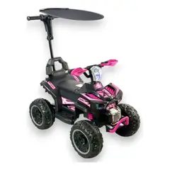 GENERICO - Moto Carro Electrico Montable Recargable Niño Niña Fucsia