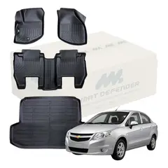 NOVAPARTS - Kit Tapetes 3D MatDefender Urban Chevrolet Sail 2012-2019