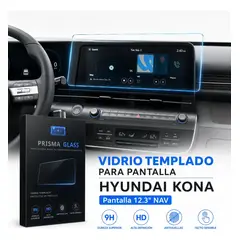 GENERICO - Vidrio Templado Prisma Glass Hyundai Kona Radio 12.3 Transparente