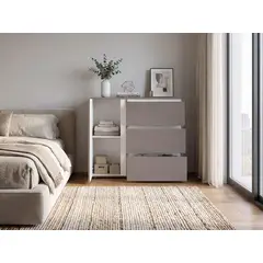 RTA MUEBLES - Comoda Niza CBB 12654 Postiano Blanco RTA