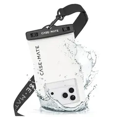 CASE MATE - Casemate Bolsa Flotante Impermeable con Bolsillo con Cremallera Universal Blanco