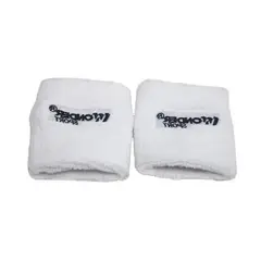 WONDER SPORT - Muñequera de Sudor Blanca Sport