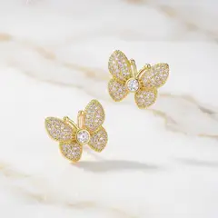 ZYRAL - Aretes Dorado Para Dama Marca ZARC01-344