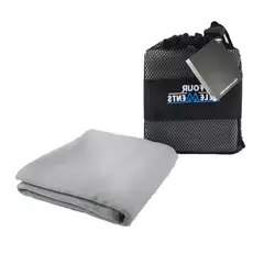 GENERICO - Toalla Deportiva en MicroFibra 70 x 40 cms Gris Element