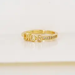 RAVEL - ANILLO AJUSTABLE MAR DIOS BRILLANTE