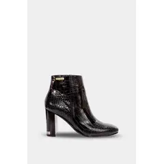 SANTORINI - BOTINES PARA MUJER VERNIA NEGRO