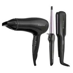 REMINGTON - Combo Alisadora + Secador + Ondulador
