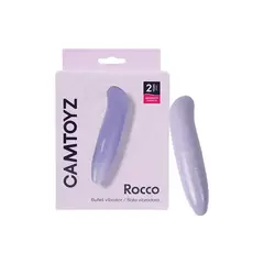 DISTRISEX - Mini Vibrador Rocco Camtoyz Tipo Bala 12 cm con Pila AA