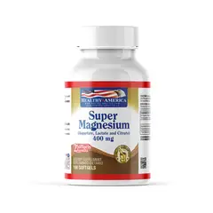 HEALTHY AMERICA - Super Magnesium Formula 400 mg 100 Softgels