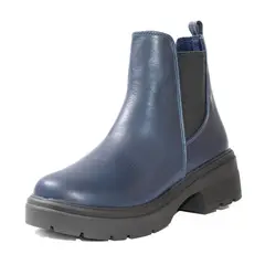 VIAR - Botines Cuero Azul Melisa