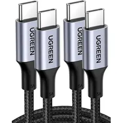 UGREEN - Cable trenzado USB C a USB C (1 metro) de 100 W (1 Unidad)