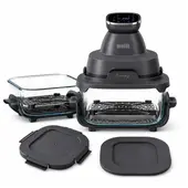 BRAVVA HAUS - Freidora de Aire Digital Crunchy Doble Taza 2 y 4 Litros