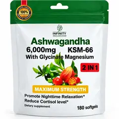 NATURAL FRESHLY - SUPLEMENTO CON FITOESTEROLES/ ASHWAGANDHA 6000 X 180 UNIDADES.
