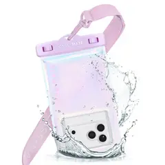 CASE MATE - Casemate Bolsa Flotante Impermeable Universal Soap Bubble Rosado