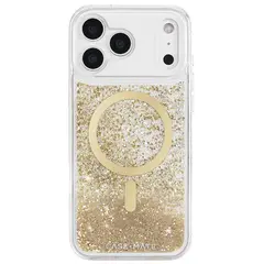 CASE MATE - Protector para iPhone 17 Pro Max Casemate Waterfall Gold MagSafe