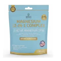 NATURAL FRESHLY - ALIMENTO CON MAGNESIO 12-IN-1 COMPLEX X 120 UNIDADES.