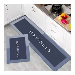 GENERICO - Juego 2 Tapete Home Antideslizante E Impermeable Para Cocina