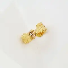 RAVEL - ANILLO AJUSTABLE LAUREL DORADO