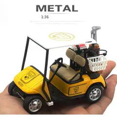 GENERICO - Carrito de golf en metal a escala 136