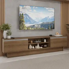 MADESA - Centro de Entretenimiento Mesa para TV Glamy Hasta 80 Plgdas