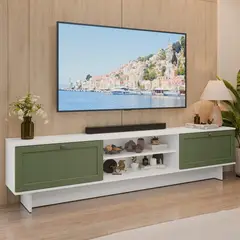 MADESA - Centro de Entretenimiento Mesa para TV Vik Hasta 80 Pulgadas