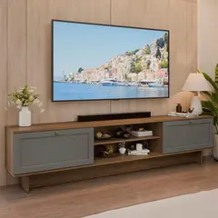 MADESA - Centro de Entretenimiento Mesa para TV Vik Hasta 80 Pulgadas
