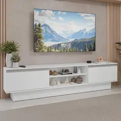 MADESA - Centro de Entretenimiento Mesa para TV Glamy Hasta 80 Plgdas