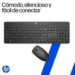 HP - Combo 230 Teclado + Mouse Inalambrico Negro
