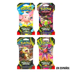 POKEMON - CARTAS TCG MEGA EVOLUT-PERFECT ORDER-SLEEVED BOOSTER SPA